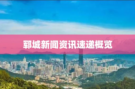 郓城新闻资讯速递概览