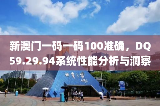 新澳门一码一码100准确，DQ59.29.94系统性能分析与洞察