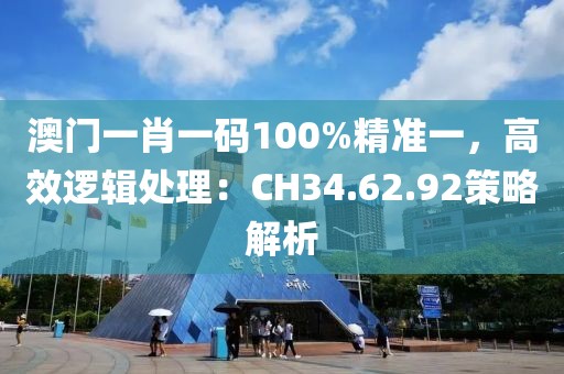 澳门一肖一码100%精准一，高效逻辑处理：CH34.62.92策略解析