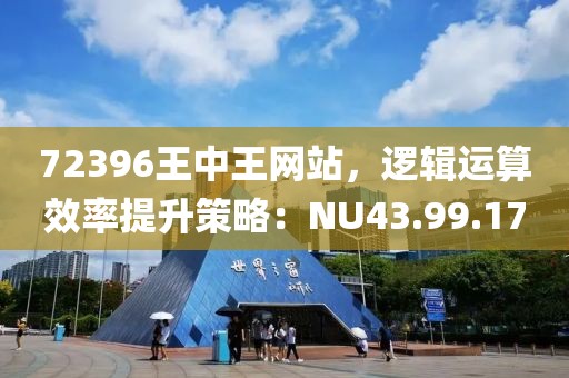 72396王中王网站，逻辑运算效率提升策略：NU43.99.17