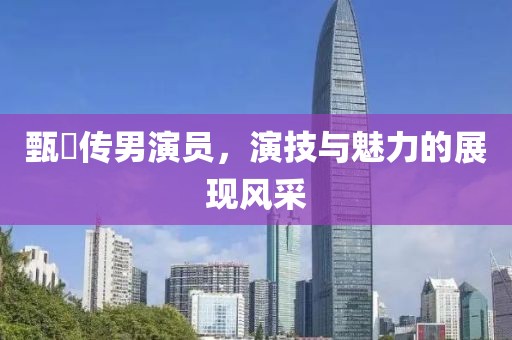 甄嬛传男演员，演技与魅力的展现风采