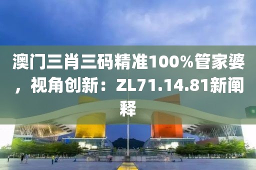 澳门三肖三码精准100%管家婆，视角创新：ZL71.14.81新阐释