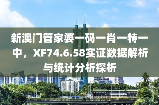 新澳门管家婆一码一肖一特一中，XF74.6.58实证数据解析与统计分析探析