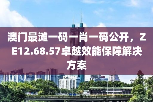 澳门最滩一码一肖一码公开，ZE12.68.57卓越效能保障解决方案