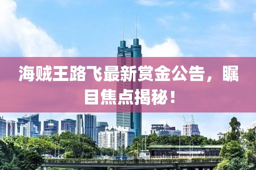 海贼王路飞最新赏金公告，瞩目焦点揭秘！