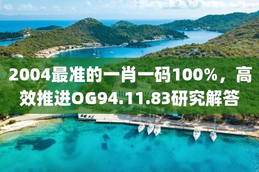 2004最准的一肖一码100%，高效推进OG94.11.83研究解答