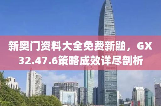 新奥门资料大全免费新鼬，GX32.47.6策略成效详尽剖析