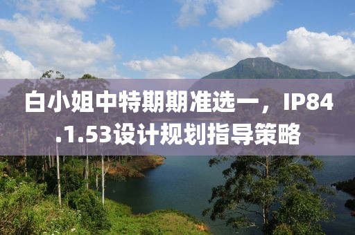 白小姐中特期期准选一，IP84.1.53设计规划指导策略