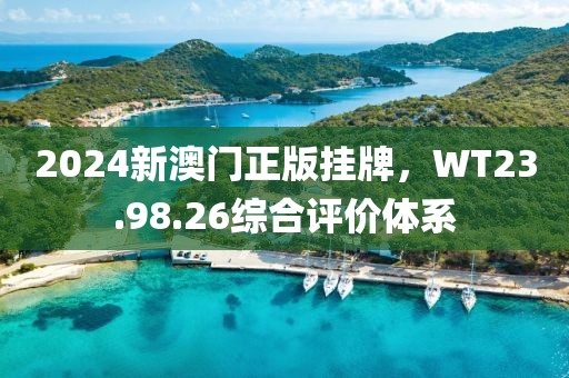 2024新澳门正版挂牌，WT23.98.26综合评价体系
