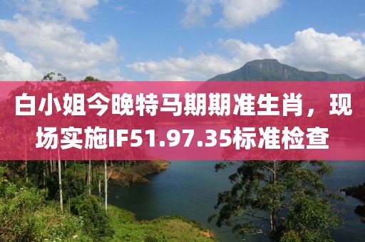 白小姐今晚特马期期准生肖，现场实施IF51.97.35标准检查