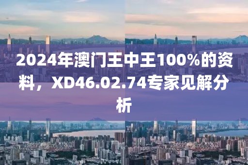2024年澳门王中王100%的资料，XD46.02.74专家见解分析