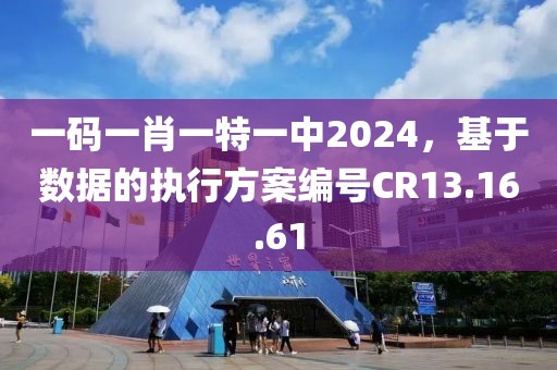 一码一肖一特一中2024，基于数据的执行方案编号CR13.16.61