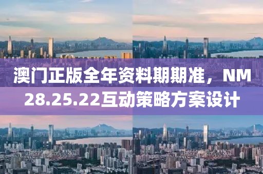 澳门正版全年资料期期准，NM28.25.22互动策略方案设计