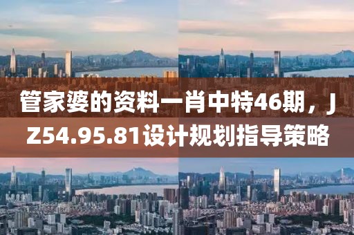 管家婆的资料一肖中特46期，JZ54.95.81设计规划指导策略