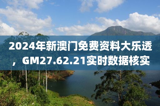 2024年新澳门免费资料大乐透，GM27.62.21实时数据核实