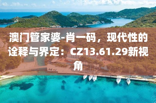 澳门管家婆-肖一码，现代性的诠释与界定：CZ13.61.29新视角