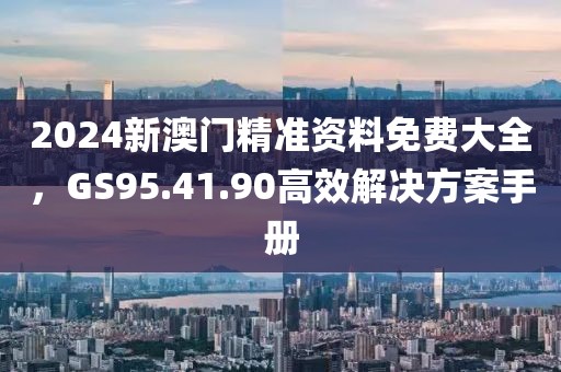 2024新澳门精准资料免费大全，GS95.41.90高效解决方案手册