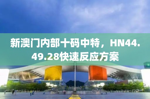 新澳门内部十码中特，HN44.49.28快速反应方案