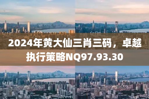 2024年黄大仙三肖三码，卓越执行策略NQ97.93.30