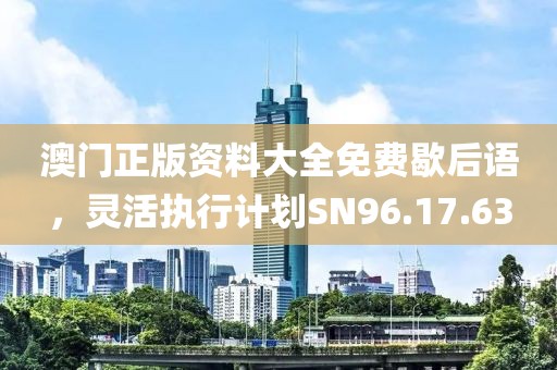 澳门正版资料大全免费歇后语，灵活执行计划SN96.17.63