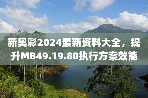 新奥彩2024最新资料大全，提升MB49.19.80执行方案效能