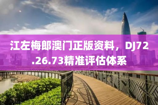 江左梅郎澳门正版资料，DJ72.26.73精准评估体系