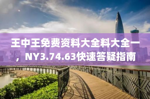 王中王免费资料大全料大全一，NY3.74.63快速答疑指南