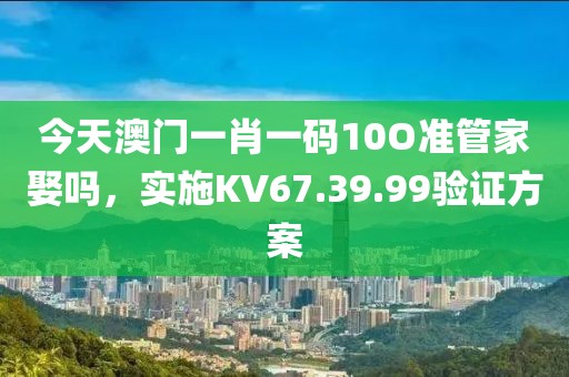 今天澳门一肖一码10O准管家娶吗，实施KV67.39.99验证方案