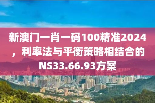 新澳门一肖一码100精准2024，利率法与平衡策略相结合的NS33.66.93方案