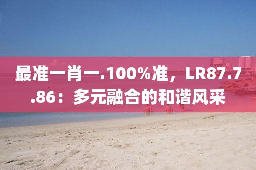 最准一肖一.100%准，LR87.7.86：多元融合的和谐风采