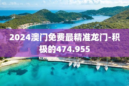 2024澳门免费最精准龙门-积极的474.955