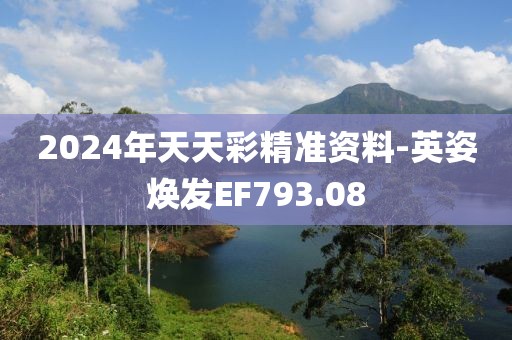 2024年天天彩精准资料-英姿焕发EF793.08