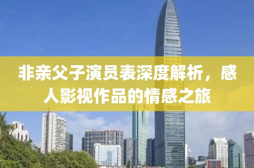 非亲父子演员表深度解析，感人影视作品的情感之旅