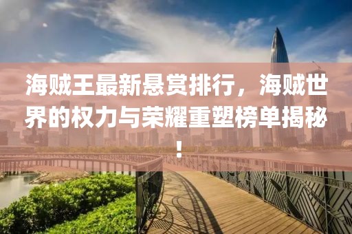 海贼王最新悬赏排行，海贼世界的权力与荣耀重塑榜单揭秘！